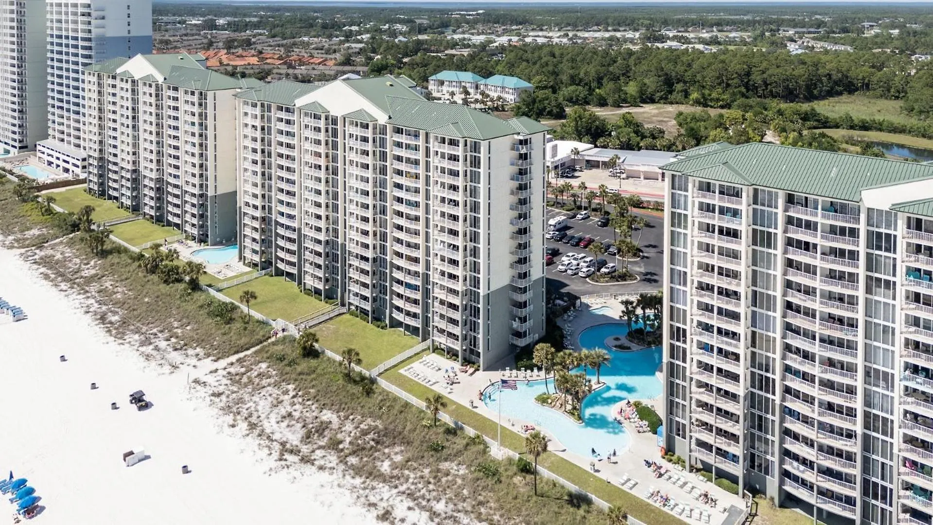 Gulf Front Private Balcony 2 Bed 2 Bath Luxury Apartman Panama City Beach