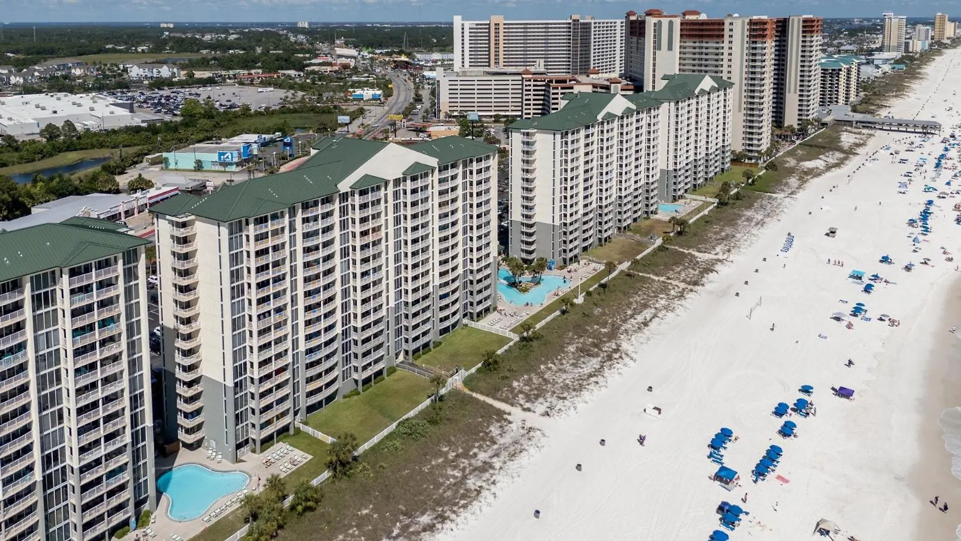 Gulf Front Private Balcony 2 Bed 2 Bath Luxury Apartman Panama City Beach