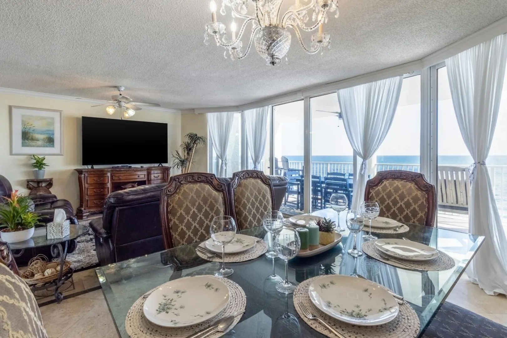 Gulf Front Private Balcony 2 Bed 2 Bath Luxury Apartman Panama City Beach