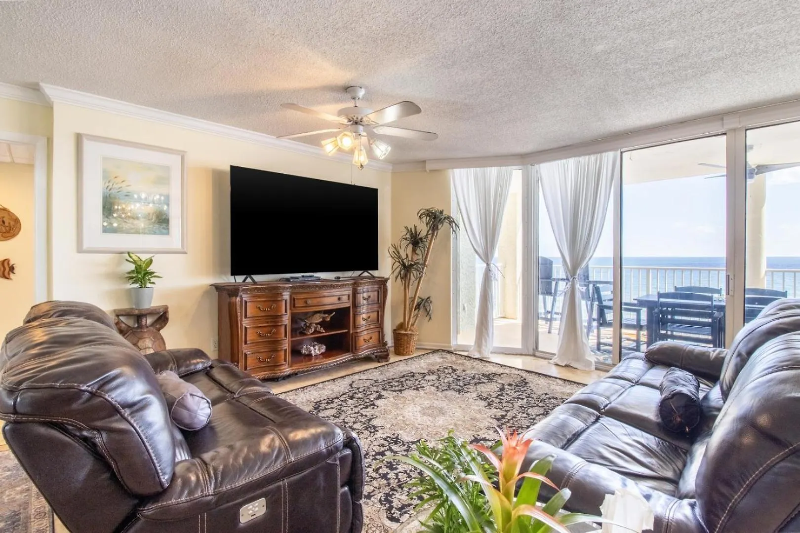 Gulf Front Private Balcony 2 Bed 2 Bath Luxury Apartman Panama City Beach