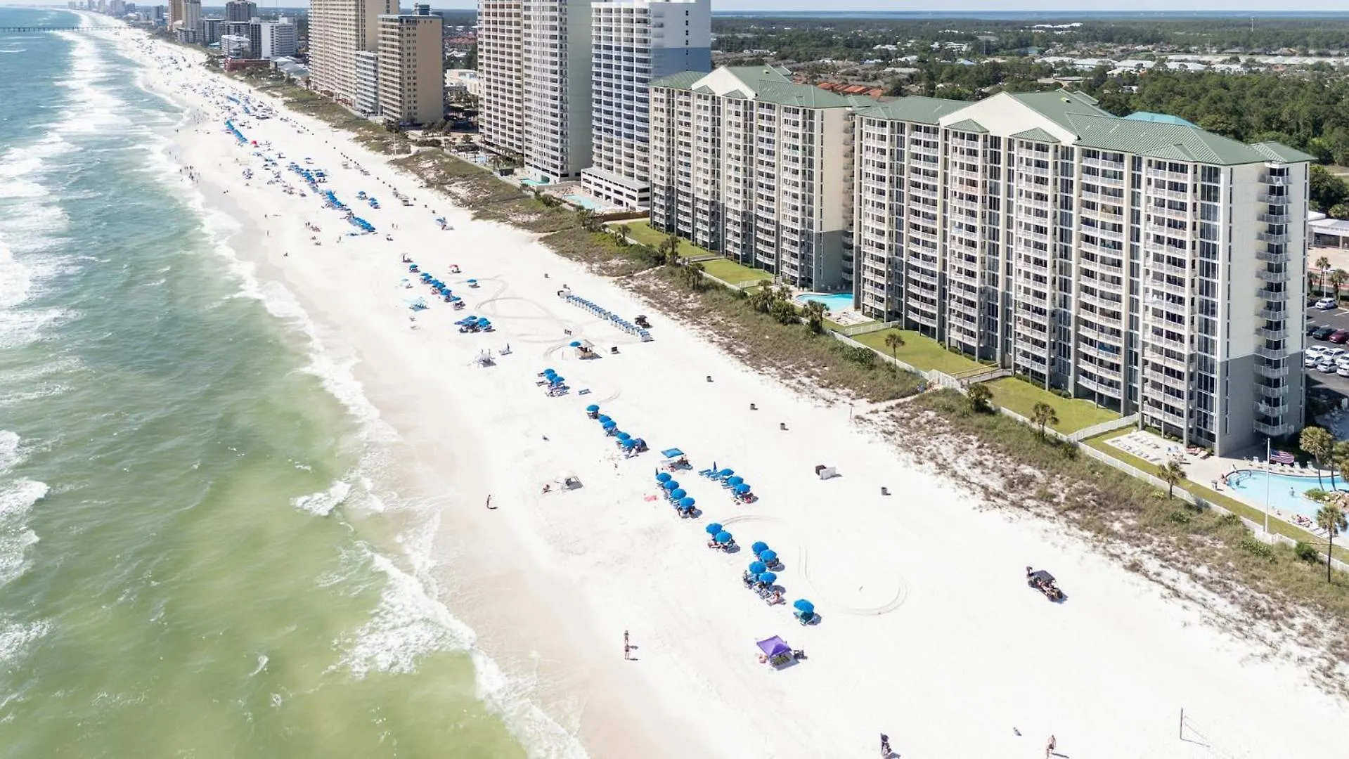 Gulf Front Private Balcony 2 Bed 2 Bath Luxury Apartment Panama City Beach